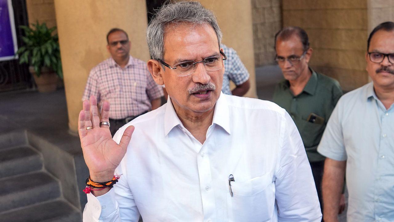 Sena (UBT) leader Anil Desai appeared before Mumbai Police's Economic Offences Wing (EOW) over an alleged unauthorised withdrawal of Rs 50 crore from party funds