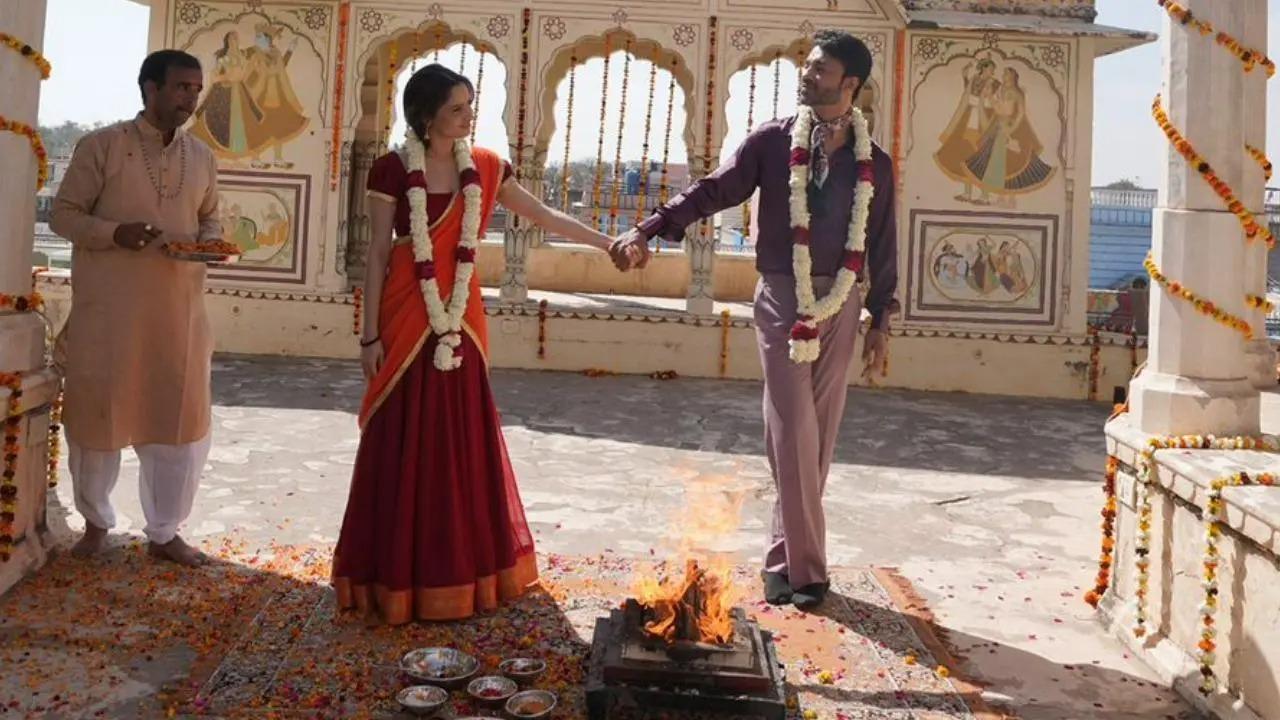 An image of Ankita Lokhande and Vicky Jain exchanging vows in a traditional ceremony began circulating on March 19. Read full story here