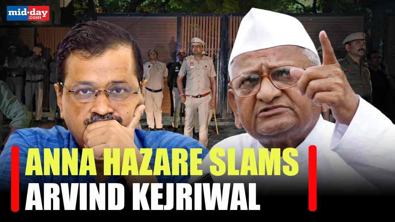 Watch Anna Hazare’s brutal response to Arvind Kejriwal’s arrest