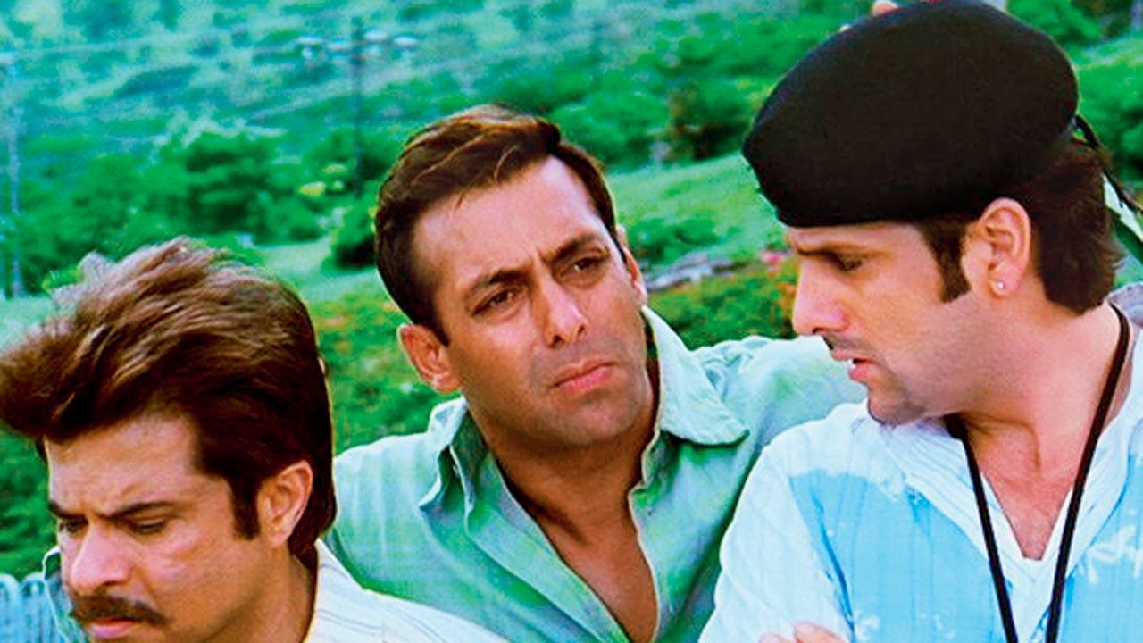Anil Kapoor, Salman Khan and Fardeen Khan in No Entry