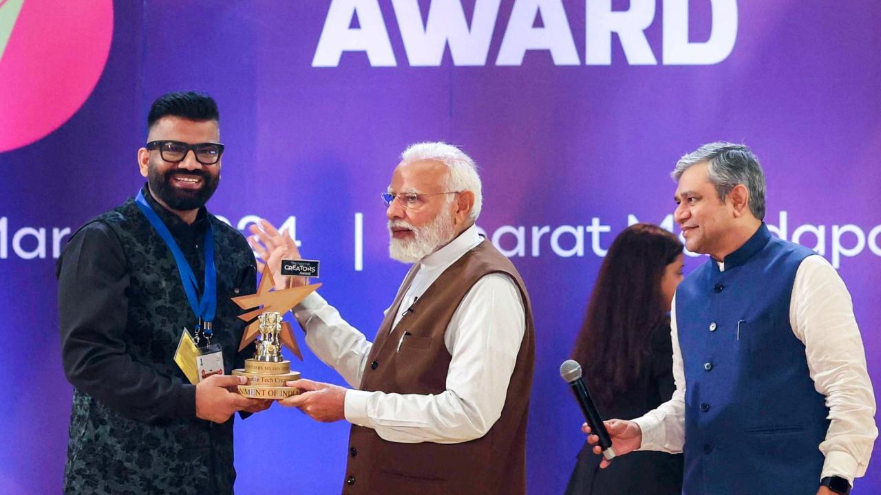 IN PHOTOS: PM Modi present National Creators Award, calls for 'Create on India'