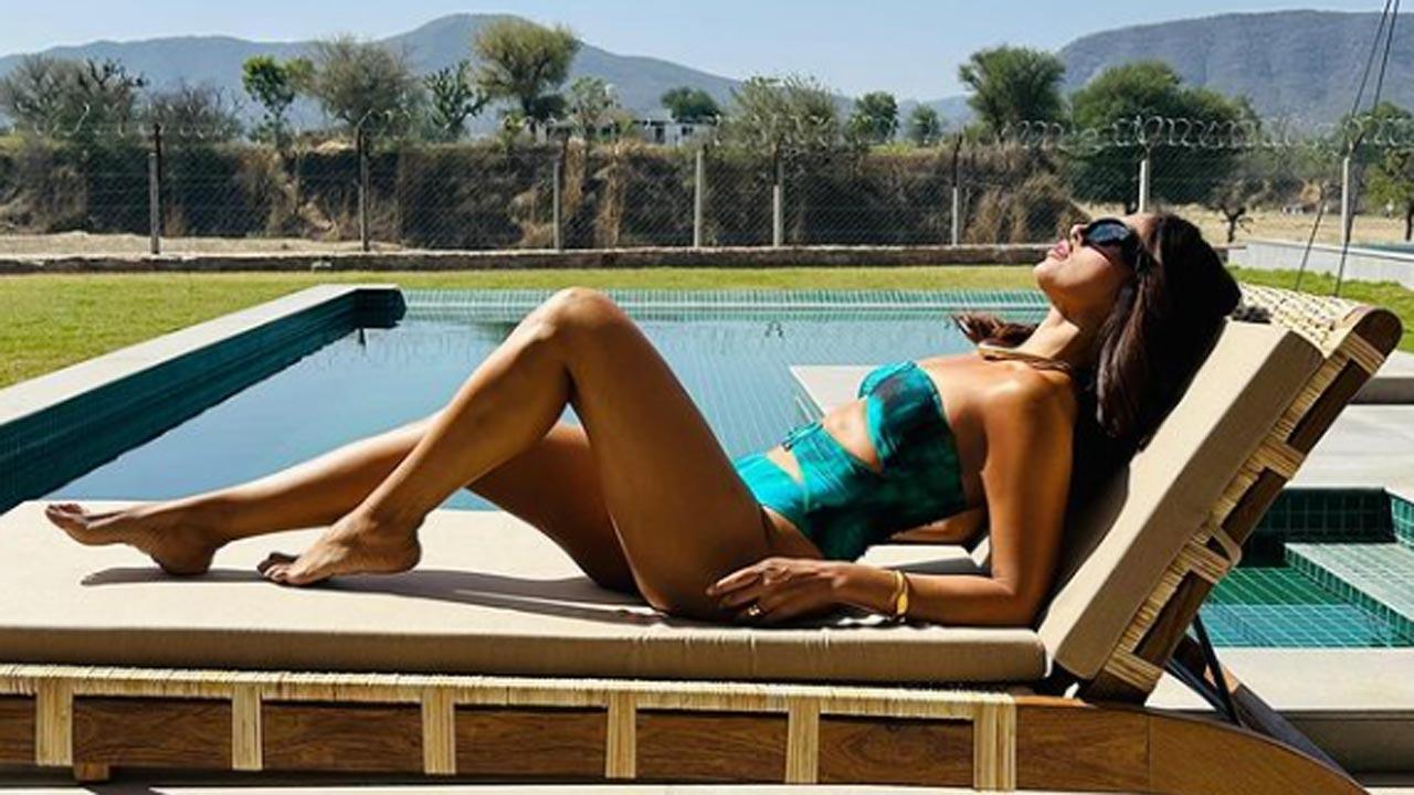 Bhumi Pednekar sets the internet ablaze as she drops sultry picture in swimsuit