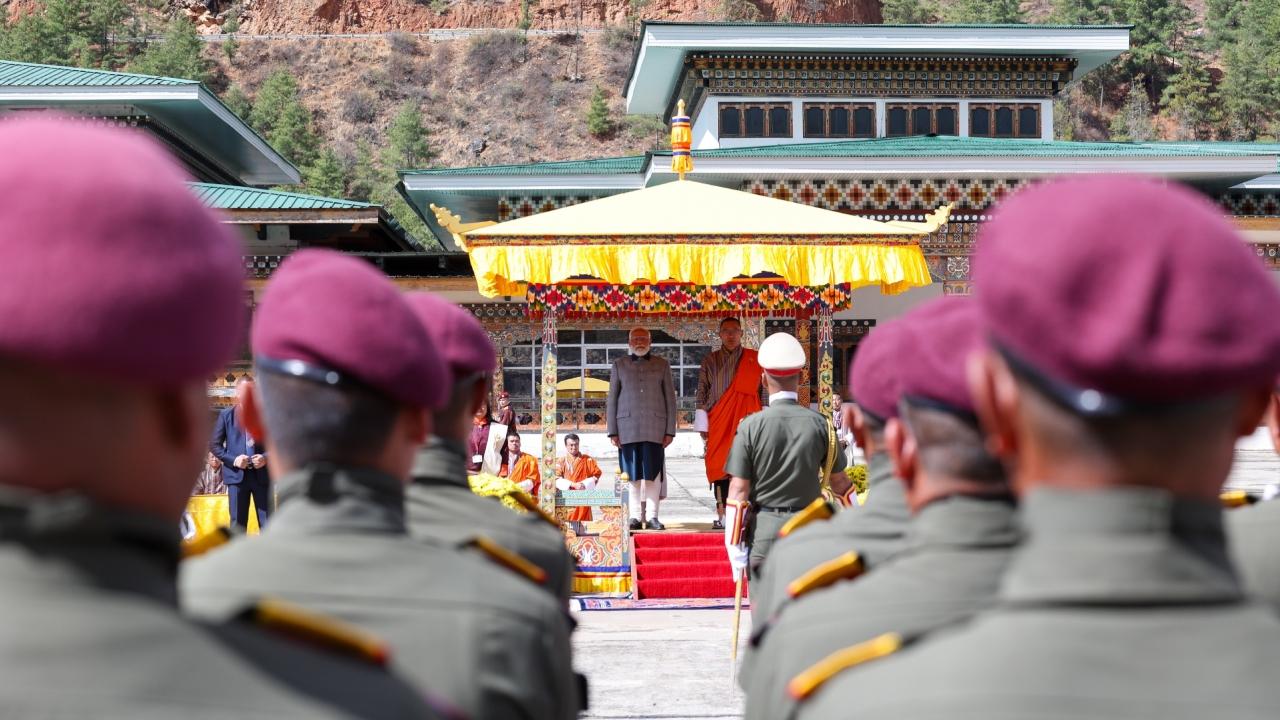 PM Modi's visit seeks to further cement India's unique and enduring relations with Bhutan as part of the country's 'Neighbourhood First' Policy