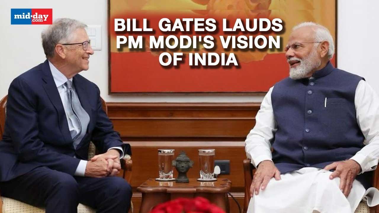 Bill Gates India Tour: Bill Gates Speaks On PM Modi's Vision Of India