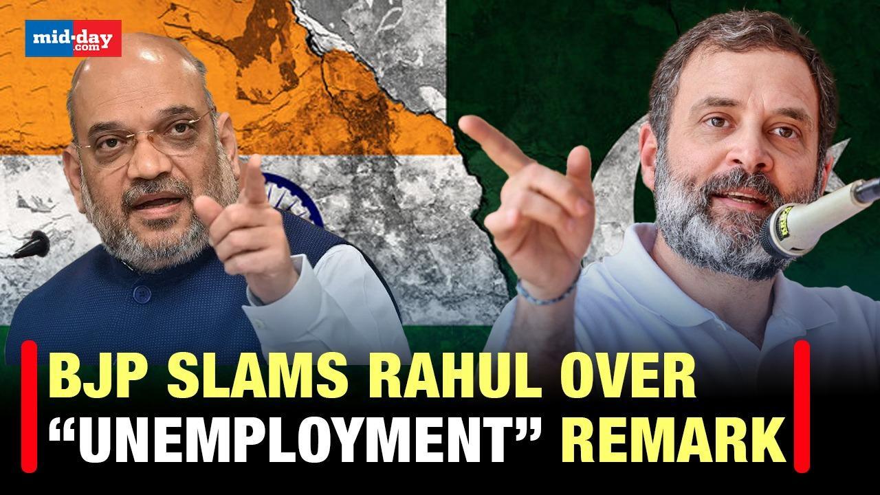 Rahul Gandhi compares India with Pakistan, gets brutally slammed by BJP