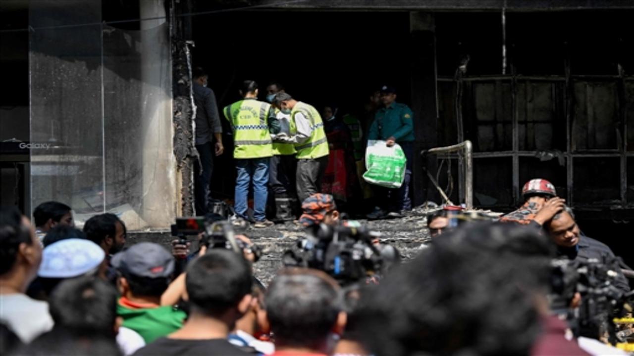 A massive fire that ripped through a seven-storey shopping mall in Bangladesh's capital Dhaka that also housed several illegal eateries killed at least 46 people and injured 22 others, the government said on Friday, in one of the worst infernos to hit the country in recent years
