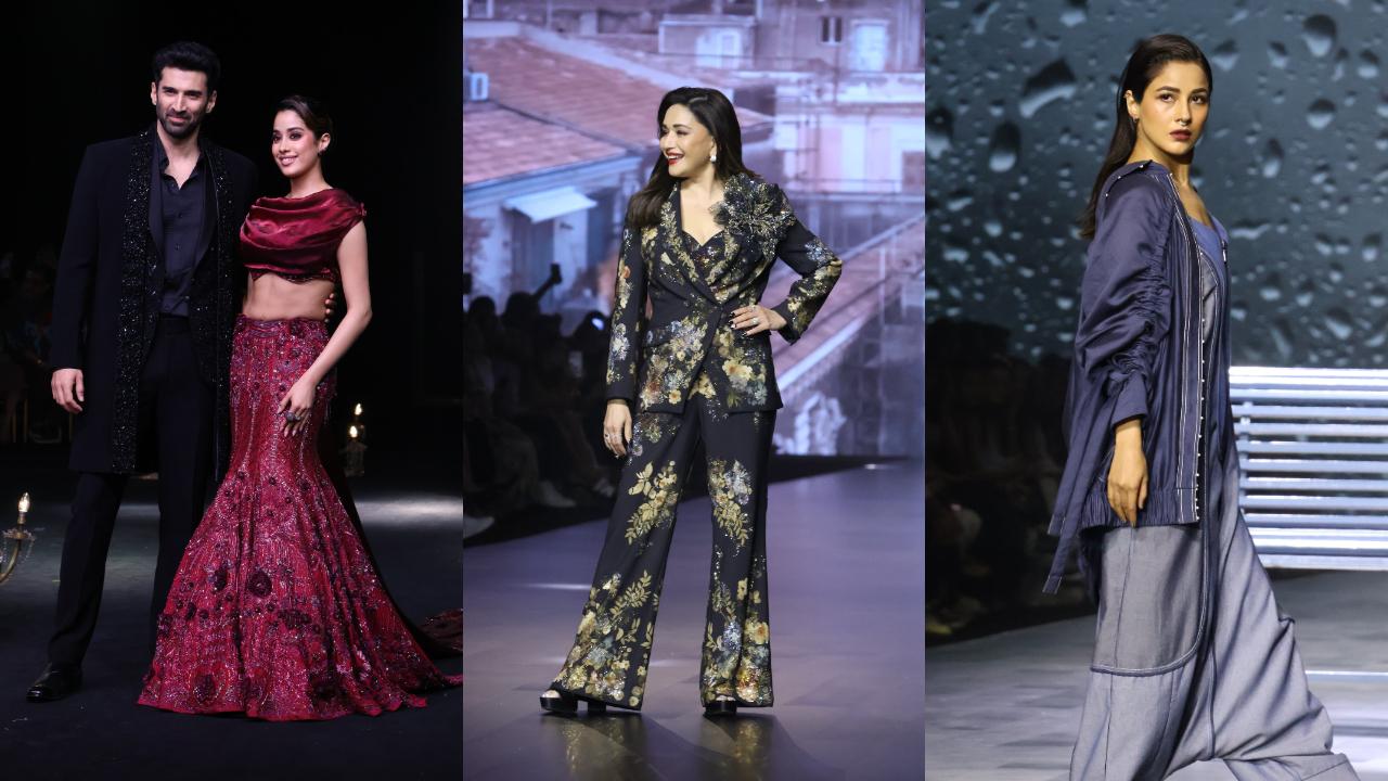 Lakme Fashion Week X FDCI Day 5: On the finale day of the fashion week being held in Mumbai, Shehnaaz Gill, Aditi Rao Hydari and others were seen turning showstoppers. See all pics here