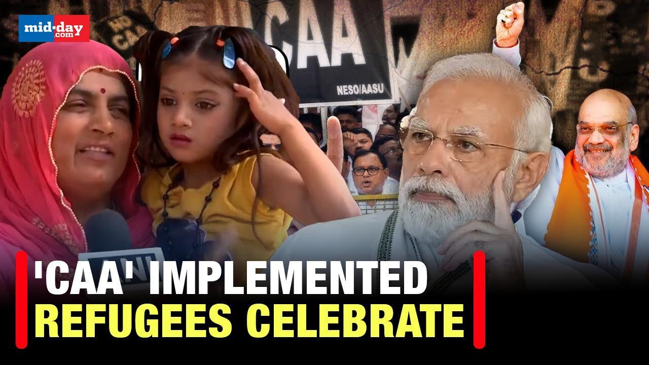 Citizenship Amendment Act: Elated refugees celebrate center's decision in Delhi