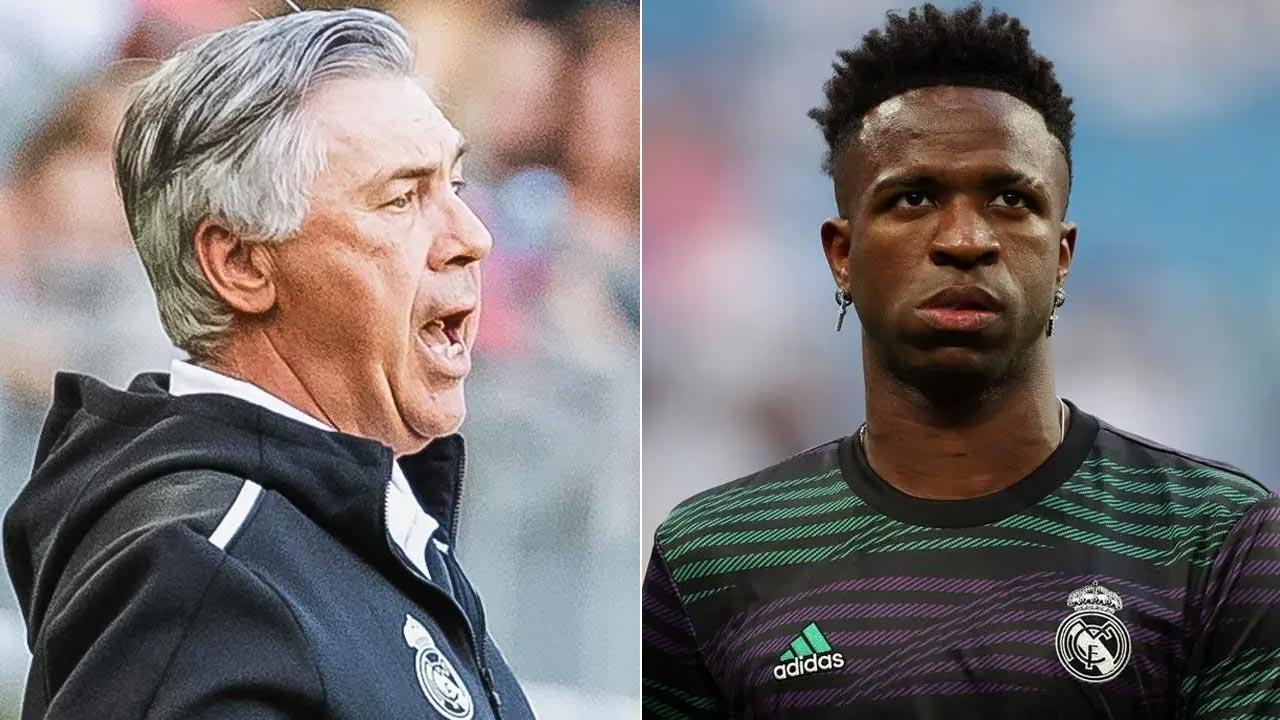 Carlo Ancelotti says Vinícius is 'poorly treated' by fans, players in Spain