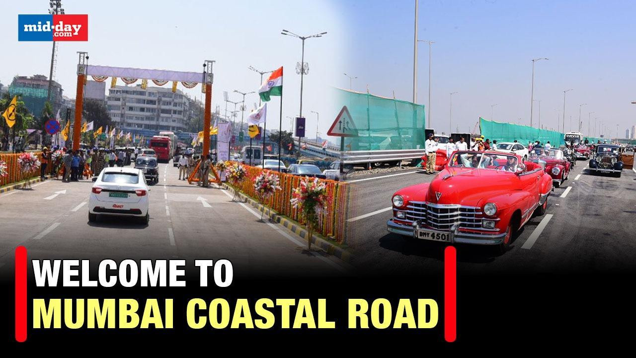 CM Eknath Shinde inaugurates first phase of Mumbai Coastal road