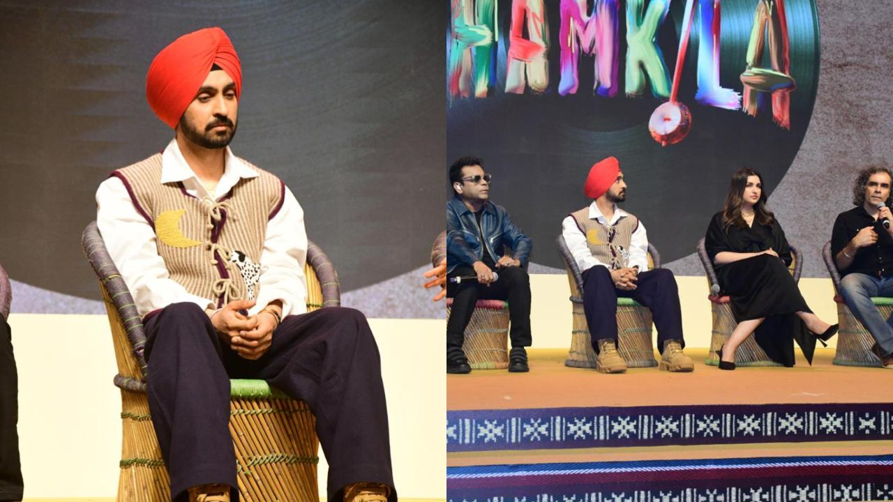 Diljit Dosanjh tears up at 'Amar Singh Chamkila' trailer launch, here's why