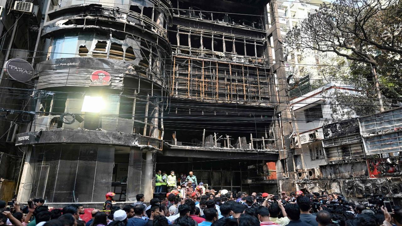 In Pics: Dhaka shopping mall fire kills 46