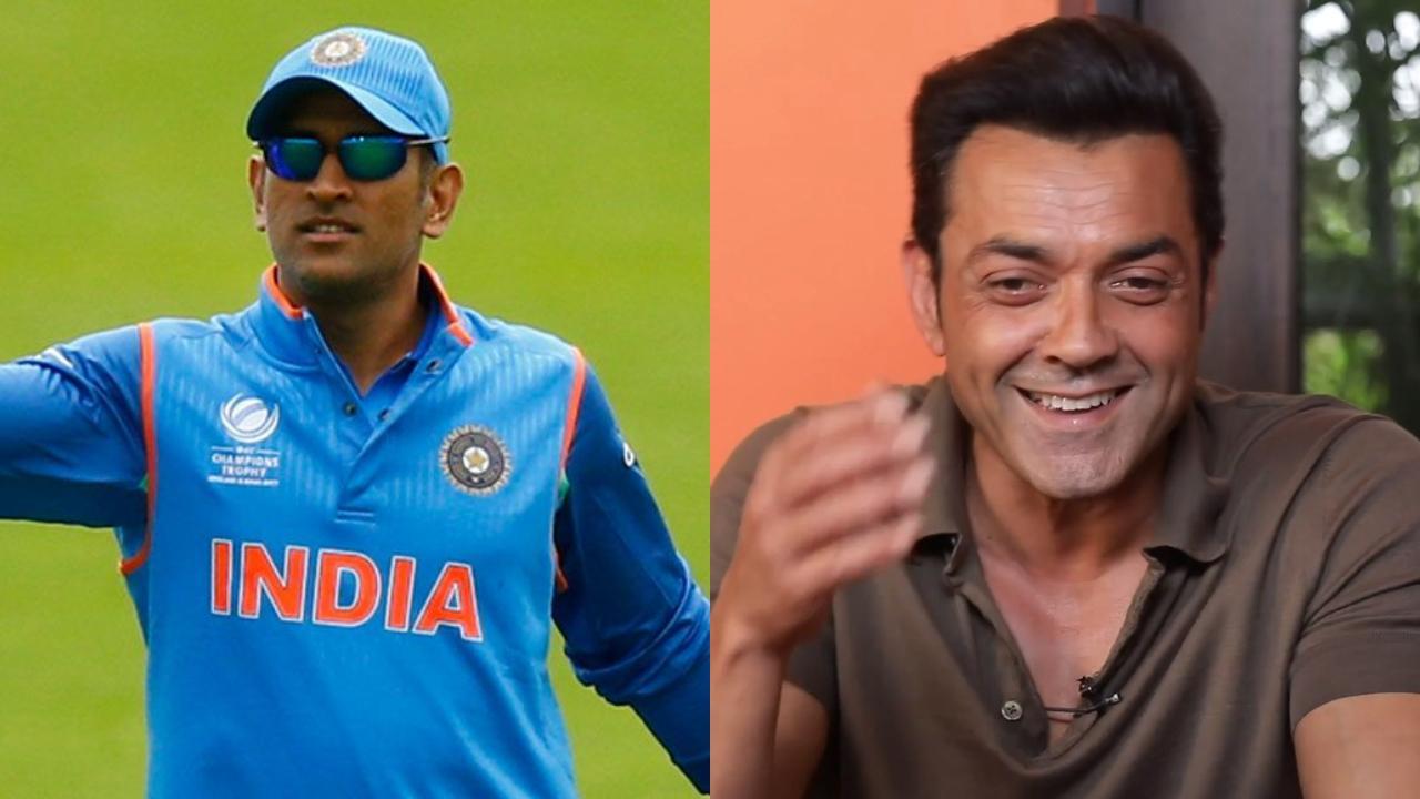 MS Dhoni requests Bobby Deol to delete 'embarrassing' video of him from his phone, actor shares screenshot