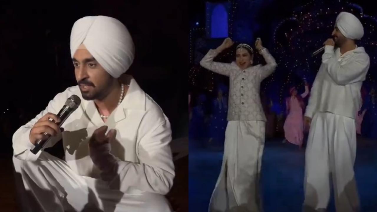 Watch: Diljit Dosanjh turns commentator for his performance at Ambani event, calls Orry paparazzi