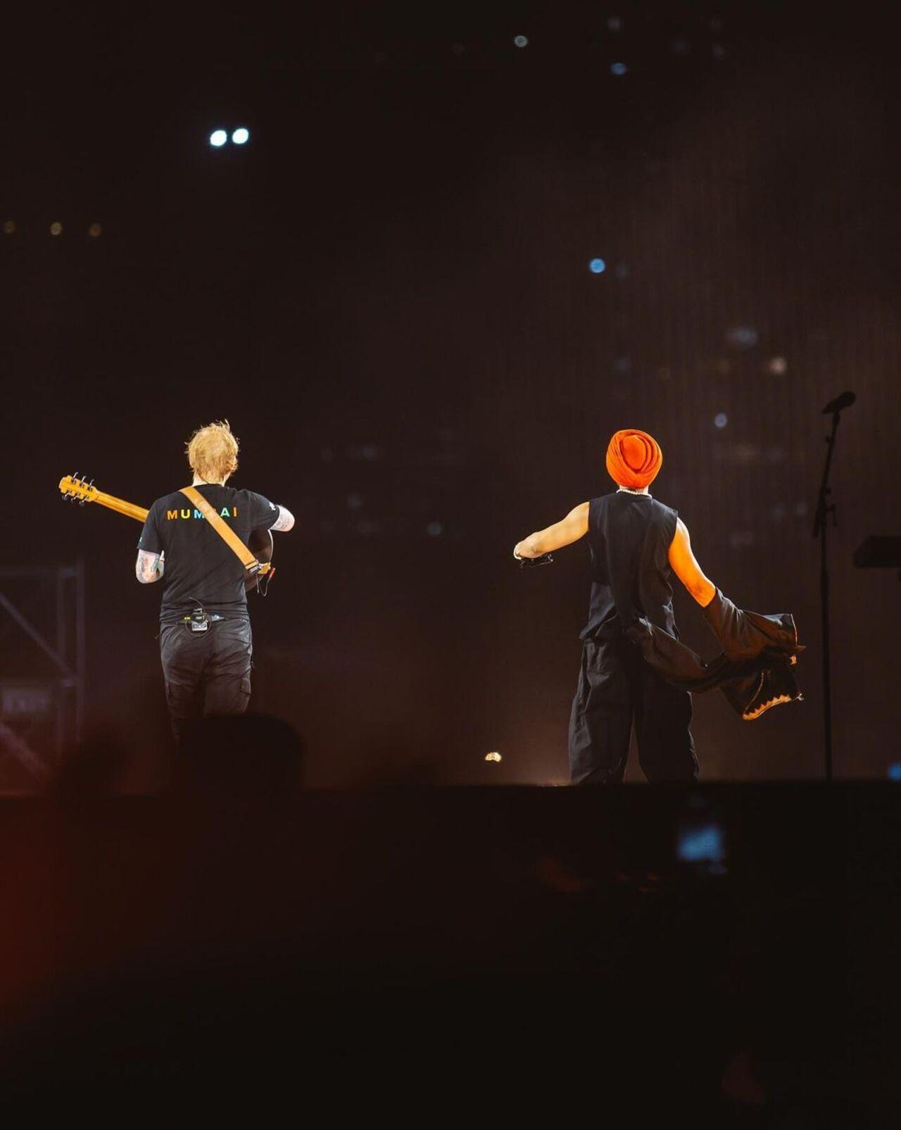 Diljit not only sang his popular track 'Lover' but also got Ed Sheeran to sing in Punjabi and it was quite a moment