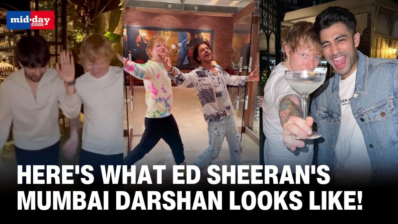  Ed Sheeran's Mumbai Trip So Far
