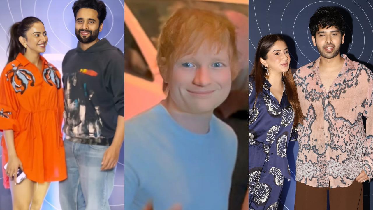 In Pics: Ed Sheeran parties with celebrities all night at the latest hot party!