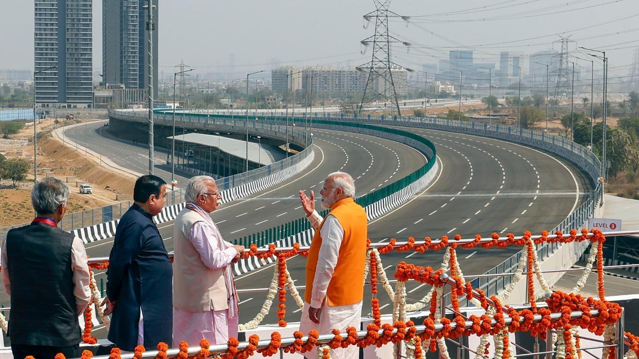 IN PICS: Take a look at Dwarka Expressway section inaugurated by PM Modi