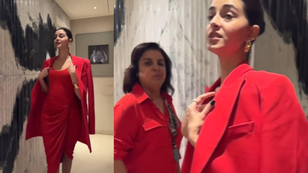 Farah Khan and Ananya Panday's latest reel leaves internet in fits of laughter