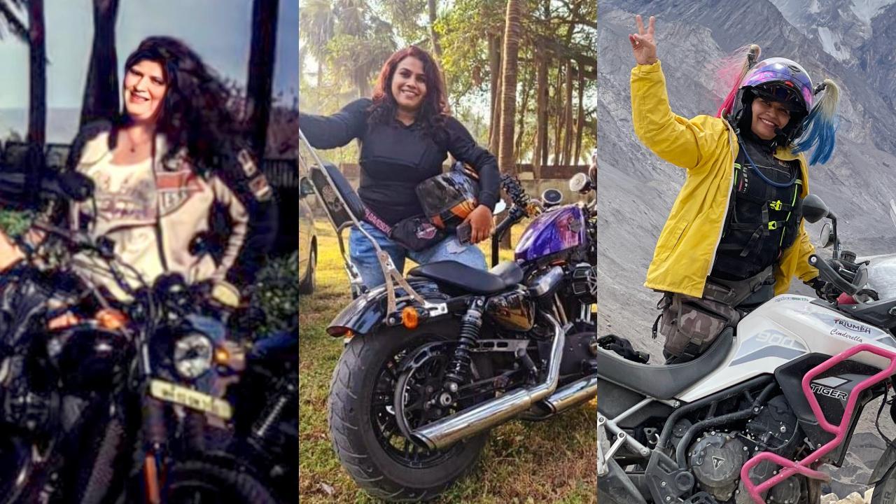 IN PHOTOS: How female bikers deal with roadside 'chapris'