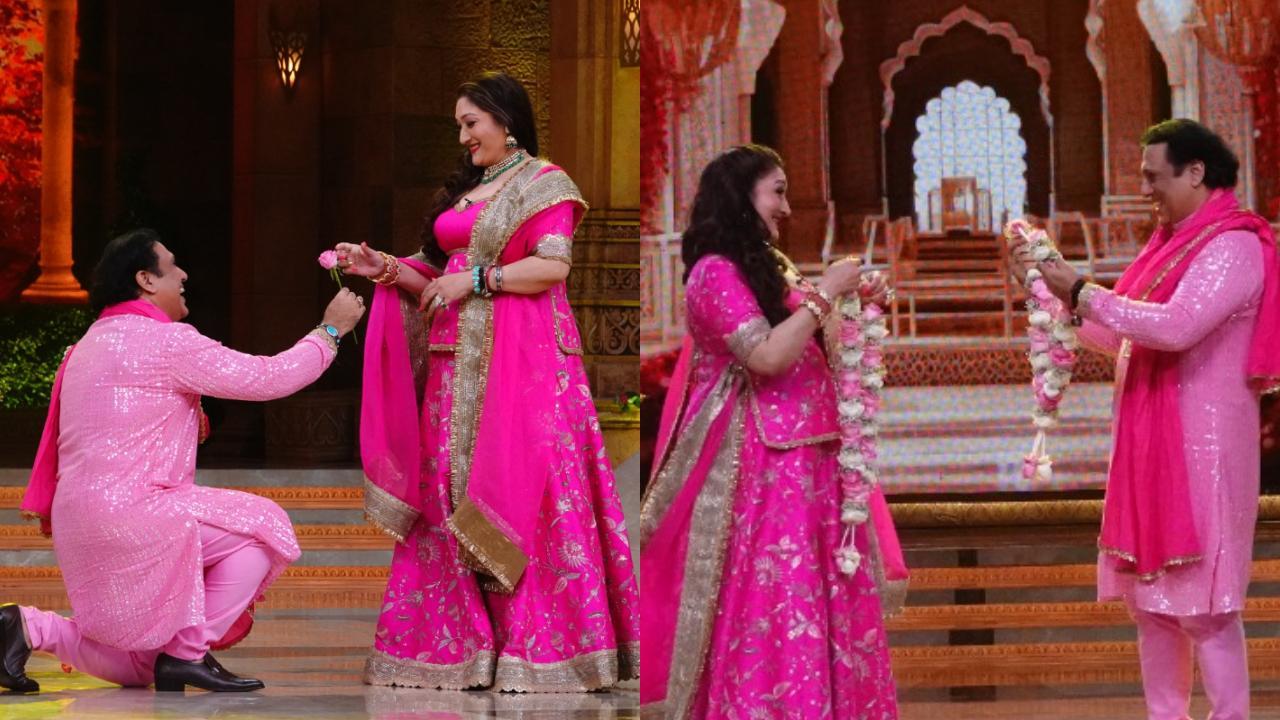 PICS: Govinda renews his wedding vows with wife Sunita in an adorable ceremony on 'Dance Deewane'