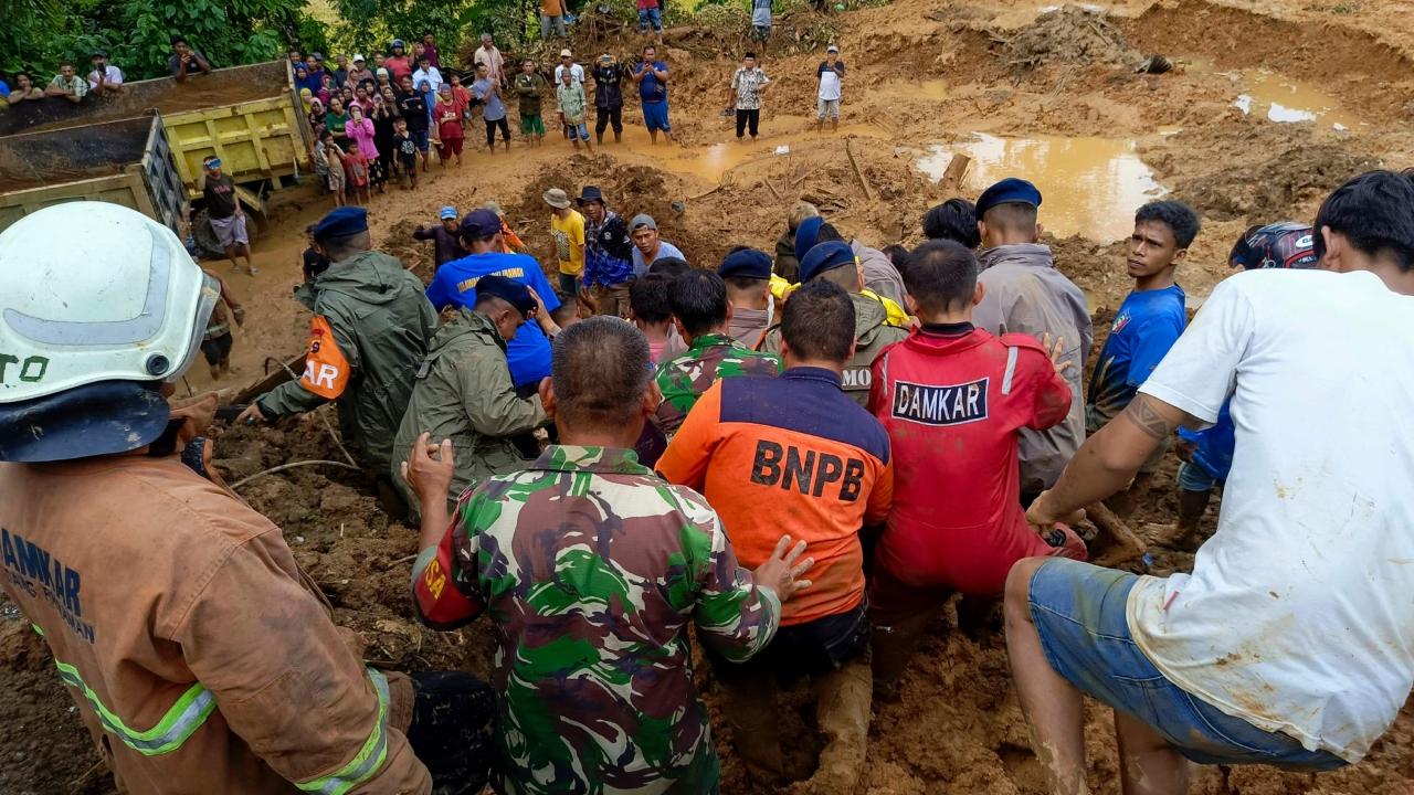 Heavy rains cause frequent landslides and flash floods in Indonesia, an archipelago nation of more than 17,000 islands where millions of people live in mountainous areas or near floodplains