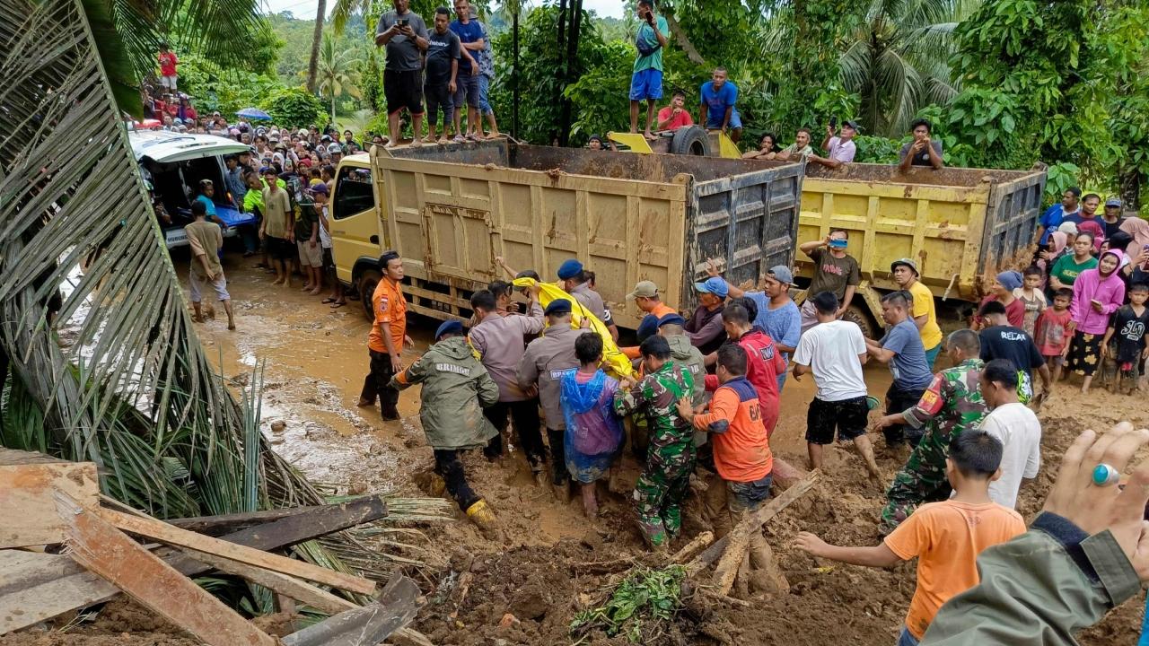 Monsoon rains in West Sumatra province have submerged more than 37,000 houses and buildings, Muhari said. At least three houses were swept away by flash floods and 666 others were damaged