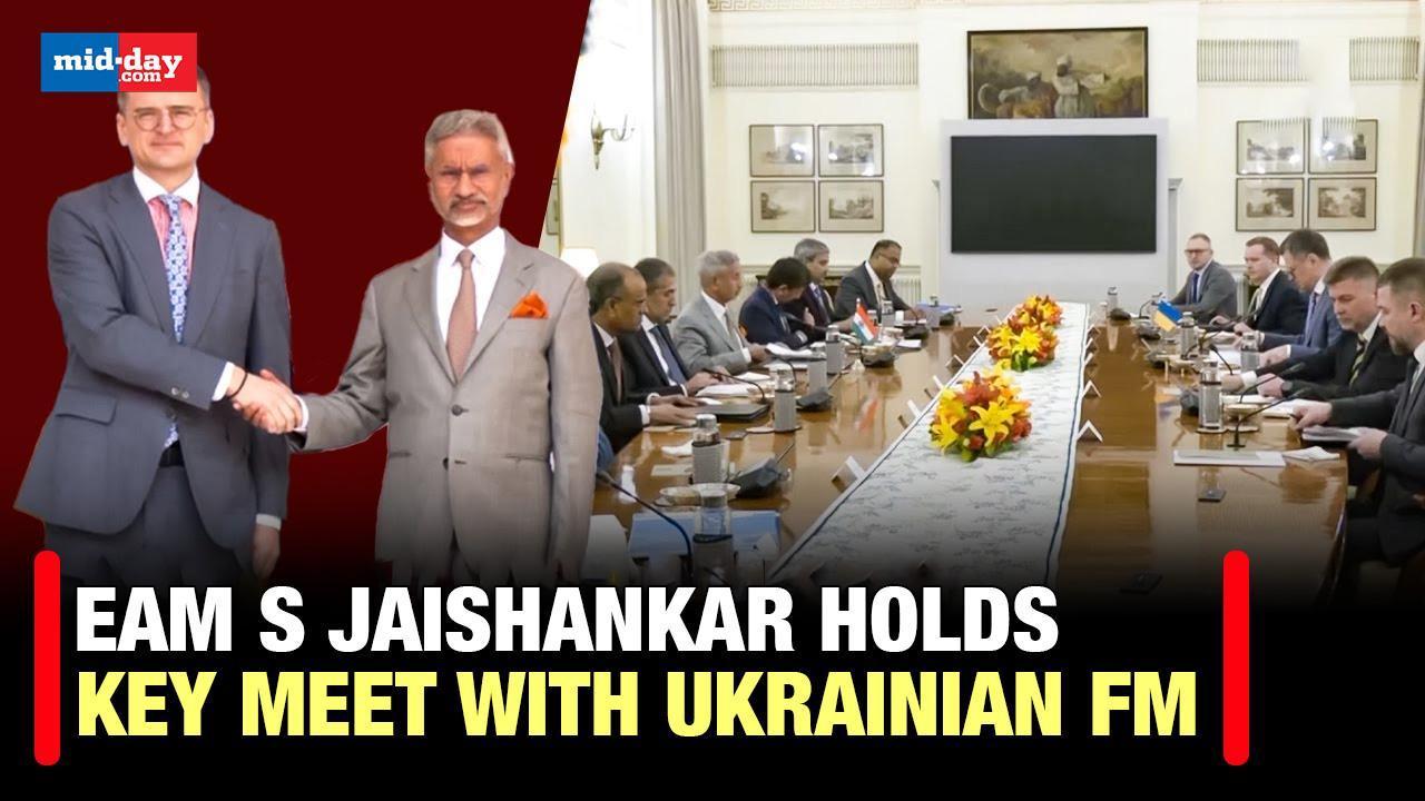 Watch EAM Jaishankar’s opening remarks at India-Ukraine delegation meet
