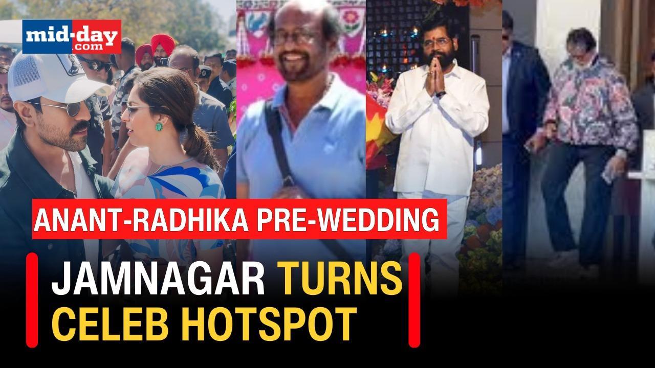 Anant-Radhika Pre-wedding: From Rajinikanth to Amitabh Bachchan, celebs spotted 