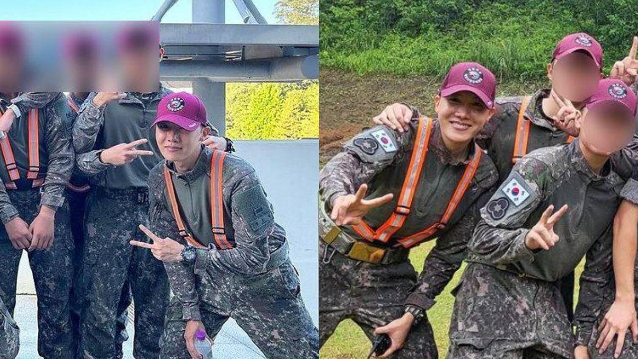 BTS' J-Hope bonds with fellow soldiers during military service