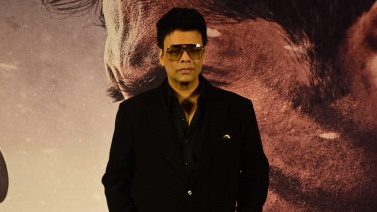 Karan Johar, who is producing the film under Dharma Productions also kept it stylish for the event. 
