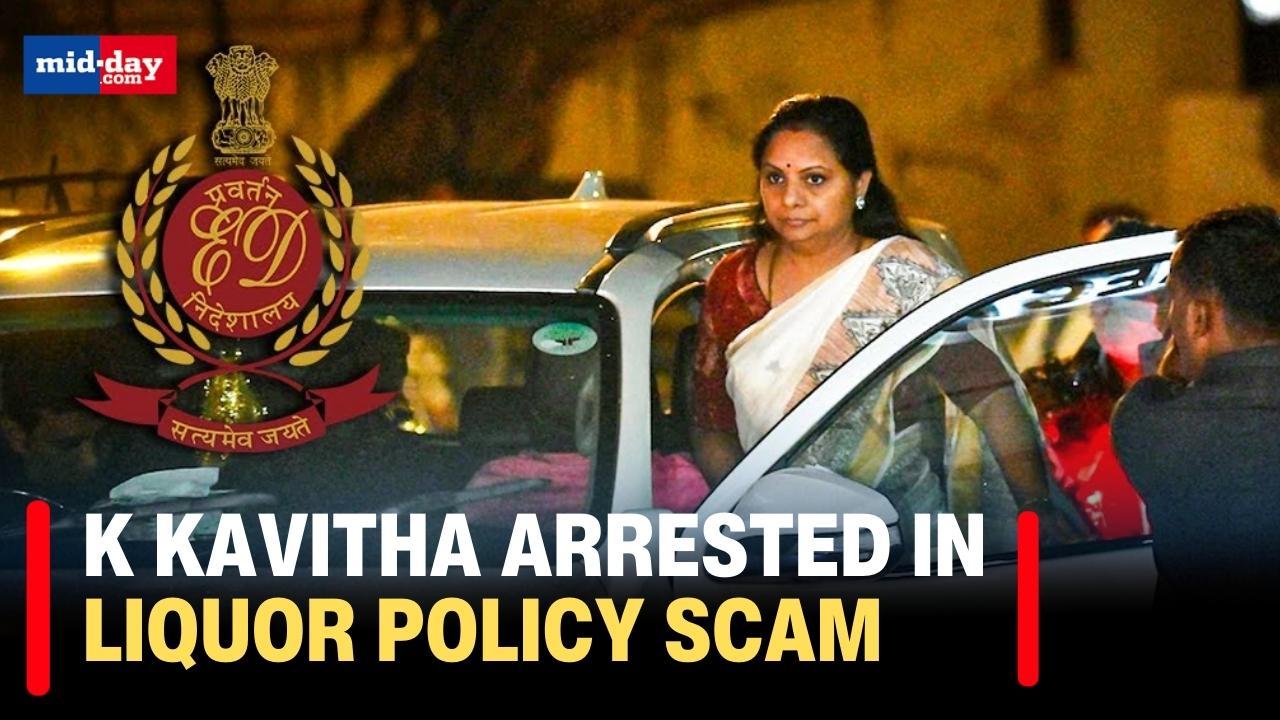 Delhi Liquor Policy Scam: BRS leader K Kavitha arrested after raids