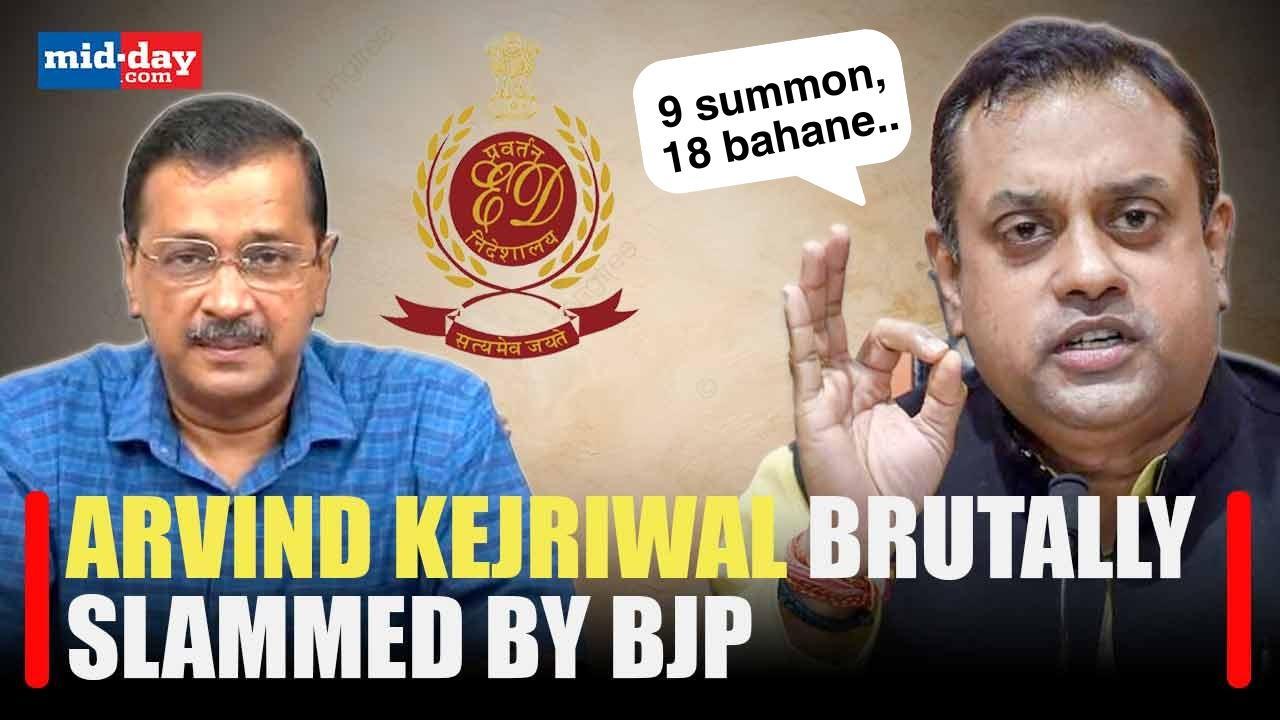 Delhi CM Arvind Kejriwal slammed by BJP for skipping ED summons