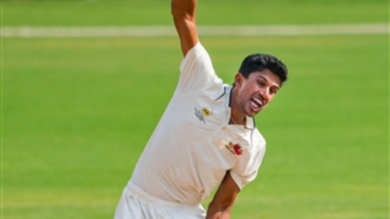 Mumbai's Tanush Kotian registered three wickets in the first half and four wickets in the second innings of the Ranji Trophy finals against Vidarbha