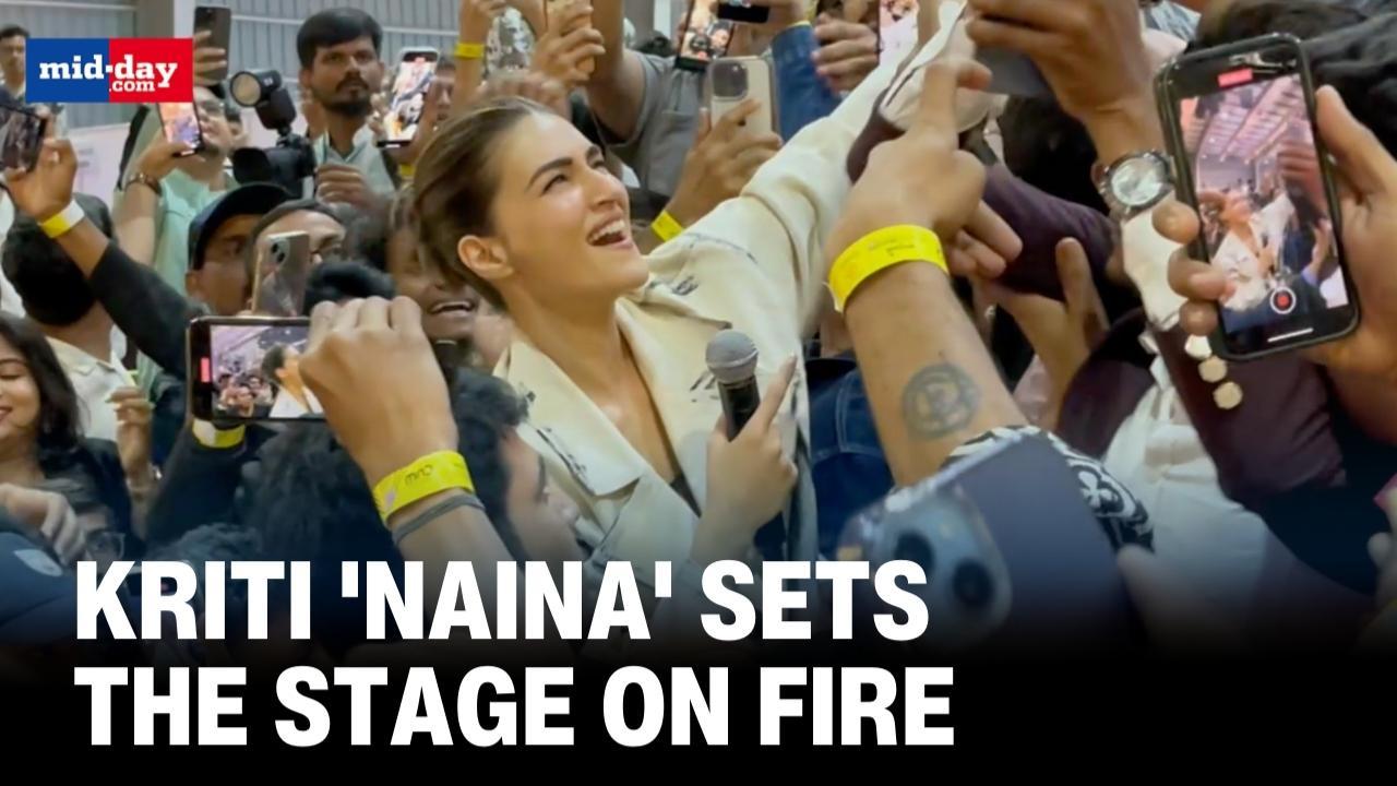 Kriti Sanon Grooves On 'Naina' Song From 'Crew' At Creators United