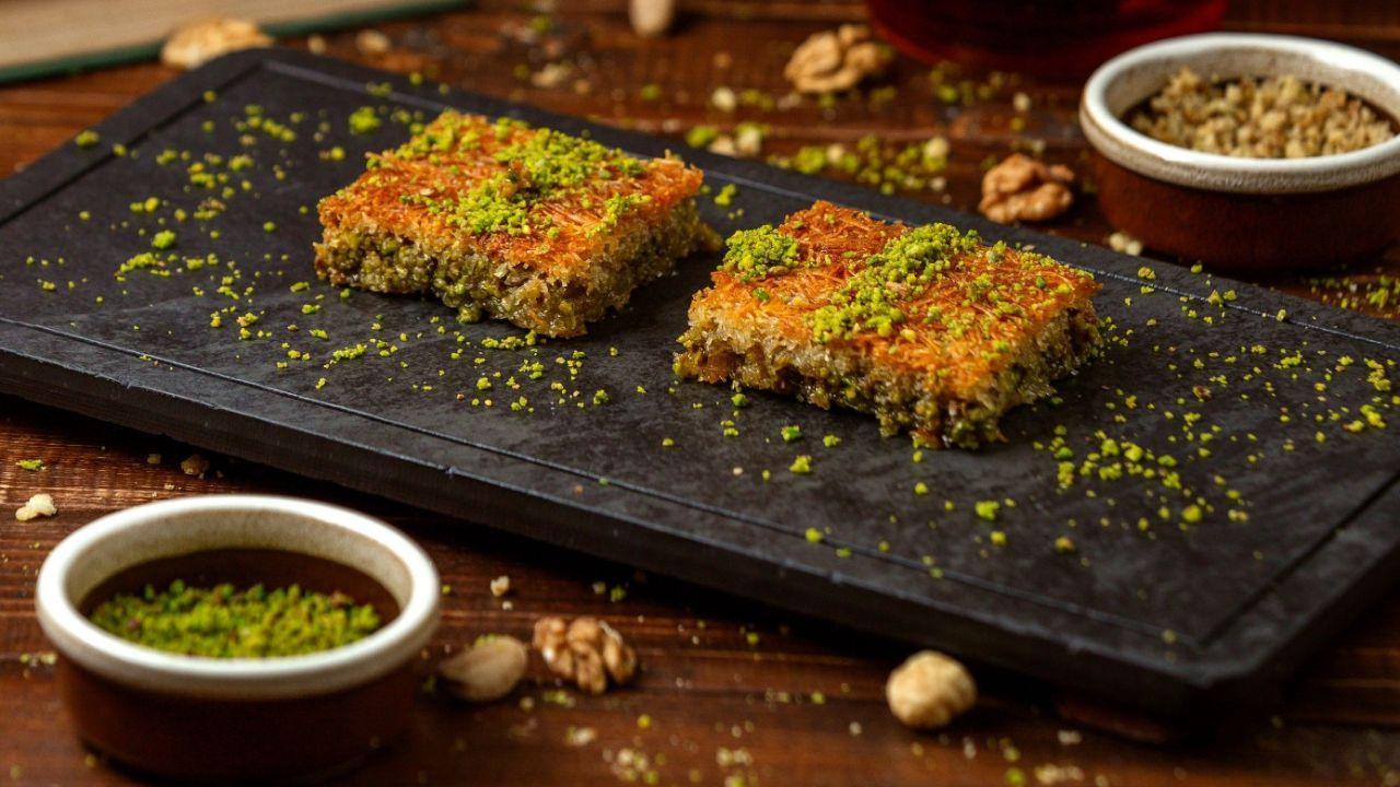 Turkish to Pistachio Dried Figs Cream Cheese Kunafa: Bring an innovative twist to this Ramadan special dessert