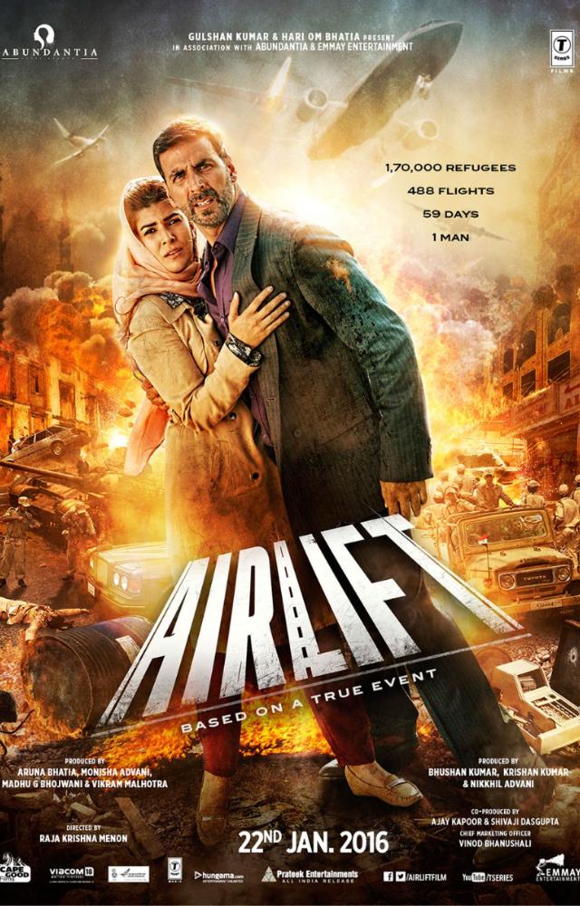 Akshay Kumar`s `Airlift` follows Ranjit Katyal, who carries out the evacuation of Indians based in Kuwait during the invasion by Saddam Hussein`s Iraq.
