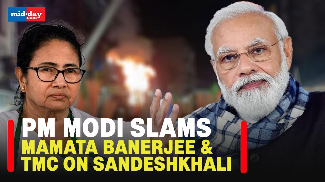 PM Modi in Bengal: PM Modi attacks Mamata Banerjee and TMC over Sandeshkhali 