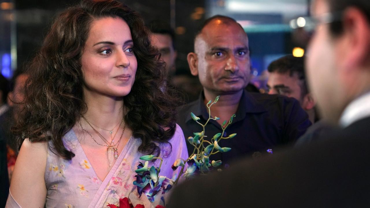 After her announcement as the Lok Sabha candidate, Kangana met BJP President J P Nadda thanking him for the entrusting her the responsibility