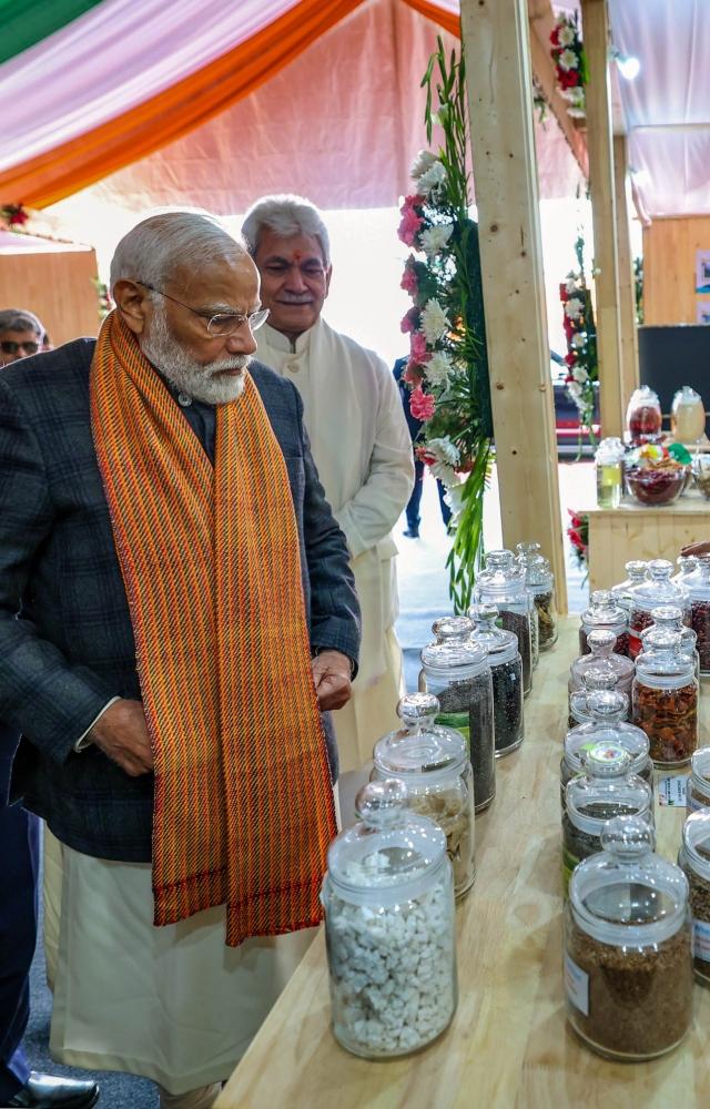 This was PM Modi`s first visit to the Kashmir valley after the abrogation of Article 370 in 2019