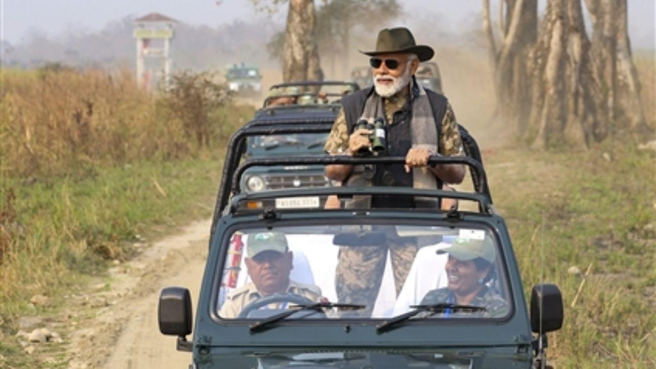 IN PHOTOS: PM Modi explores Kaziranga National Park in Assam