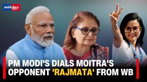  PM Modi holds a telephonic conversation with Mahua Moitra's opponent Amrita Roy