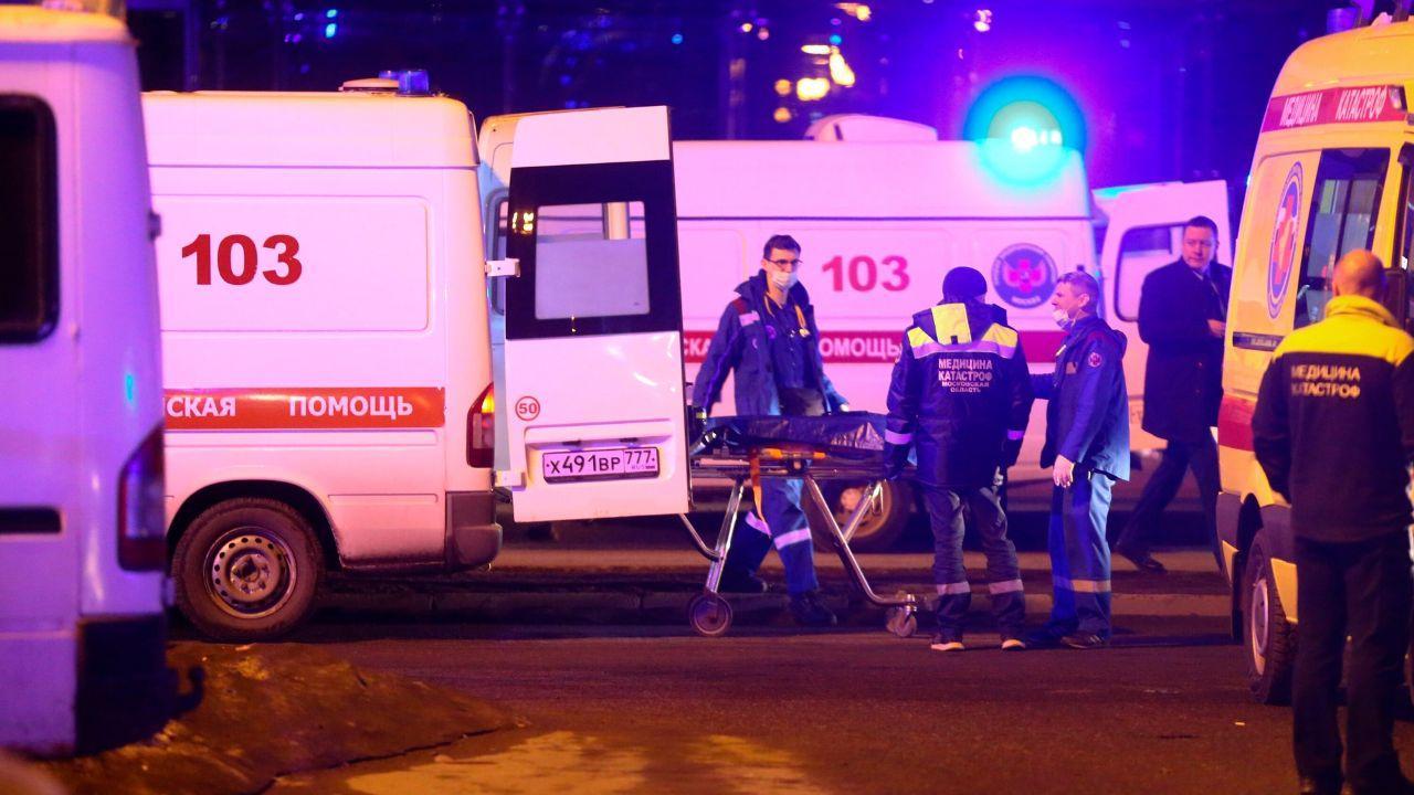 Deadly attack at Moscow concert hall leaves 93 dead, suspects detained