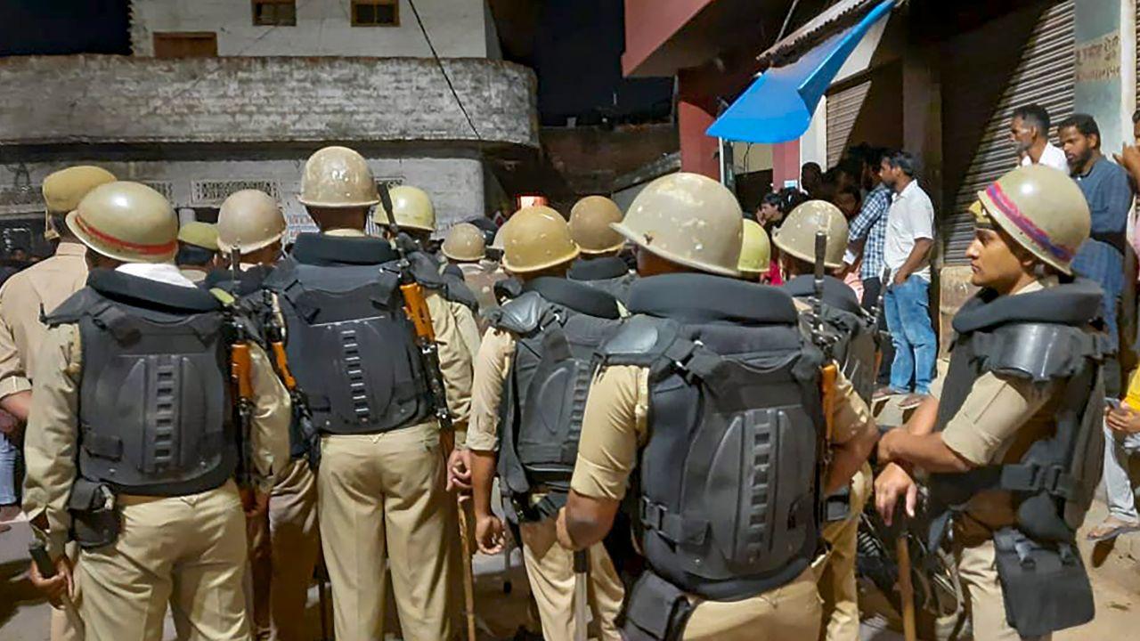 The police also conducted a flag march and issued alerts across the state to prevent any untoward incidents following Ansari's death.