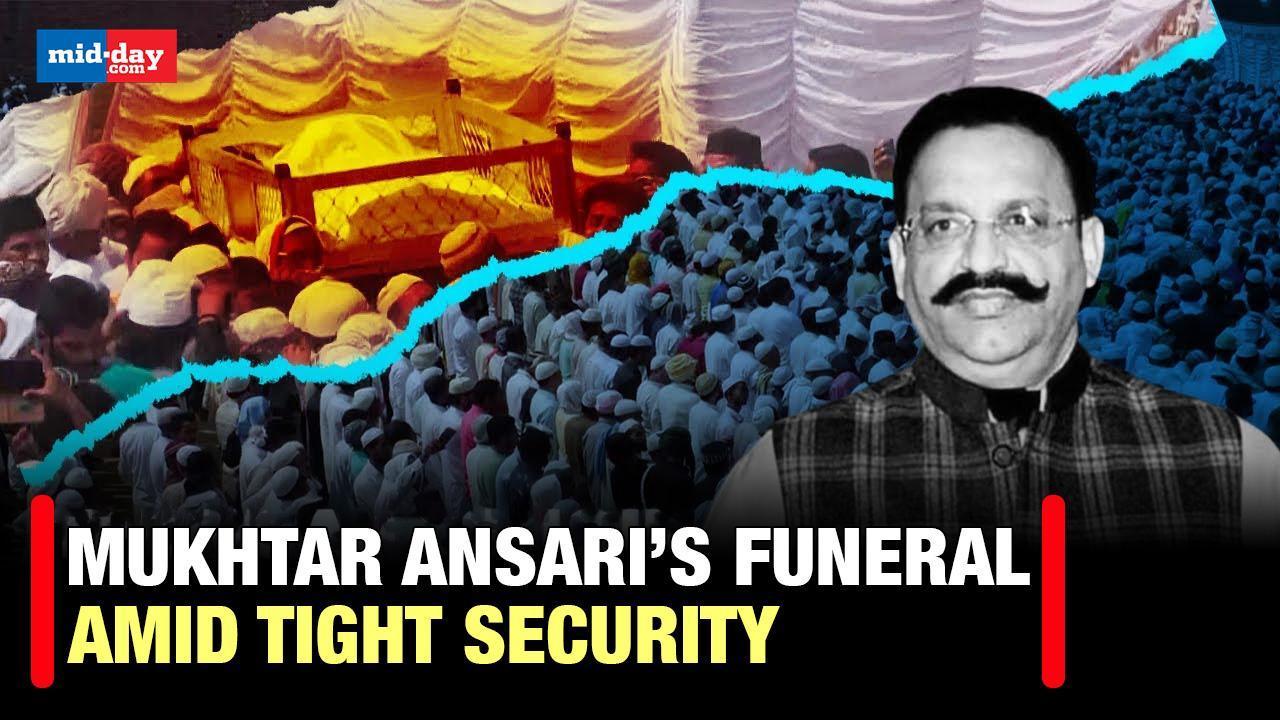 Mukhtar Ansari Death: Mukhtar Ansari’s funeral procession takes place