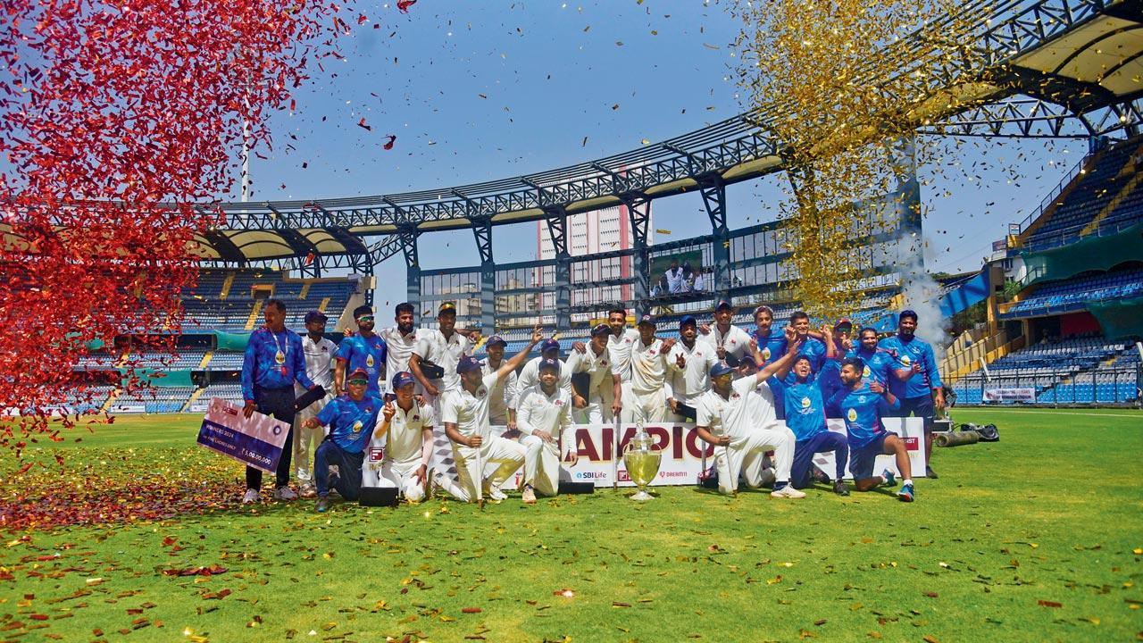 Mumbai clinches 42nd Ranji Trophy title after 8-long-years