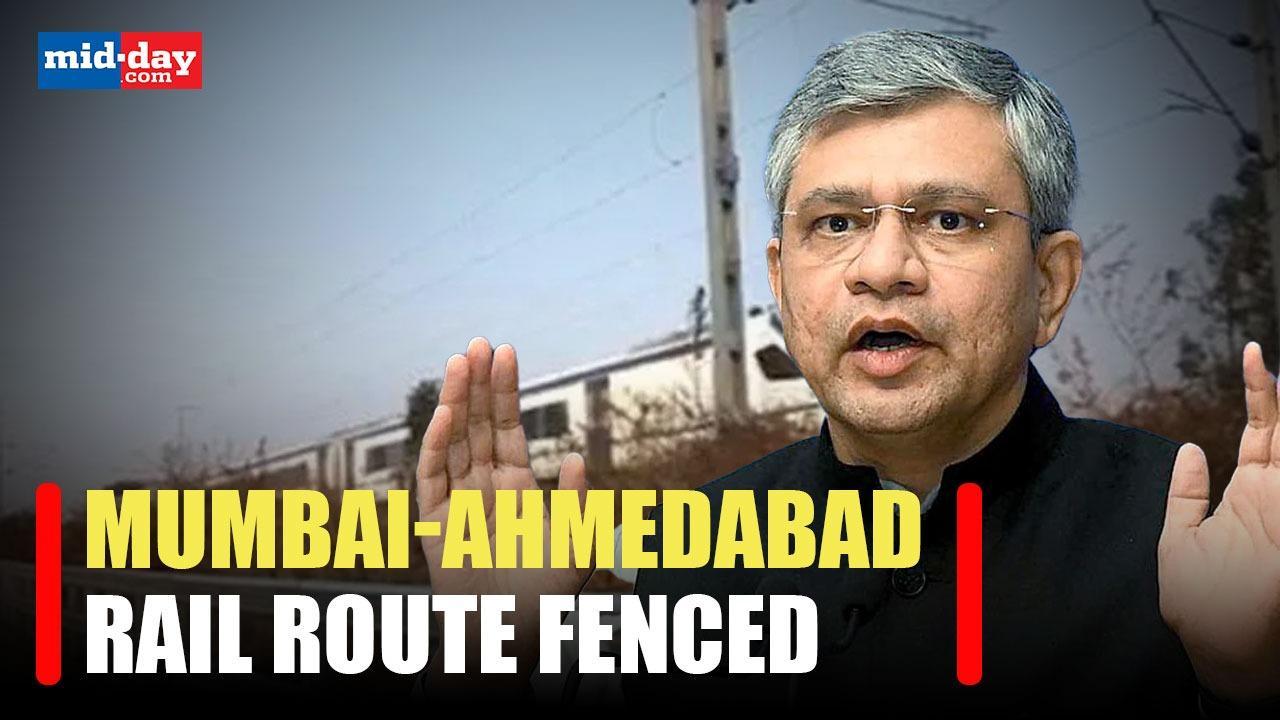 Mumbai-Ahmedabad Railways: Mumbai-Ahmedabad rail route fenced