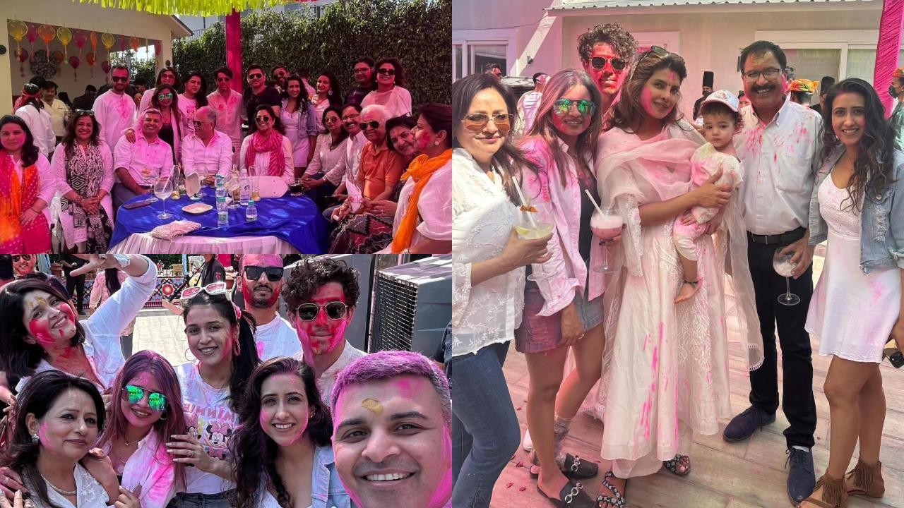 Malti Marie steals the show as Priyanka Chopra, Nick Jonas celebrate Holi in India, pics surface