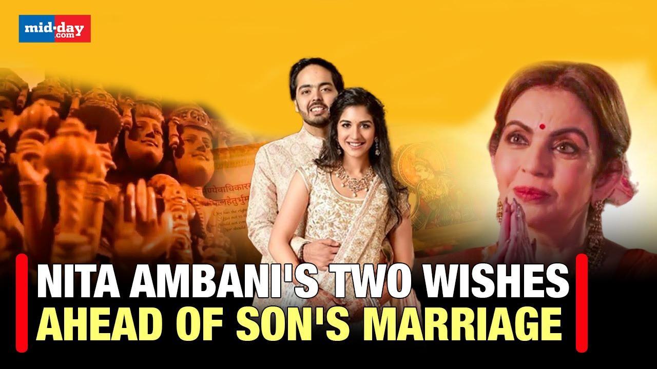 Anant & Radhika's wedding: Nita Ambani's two important messages ahead of wedding