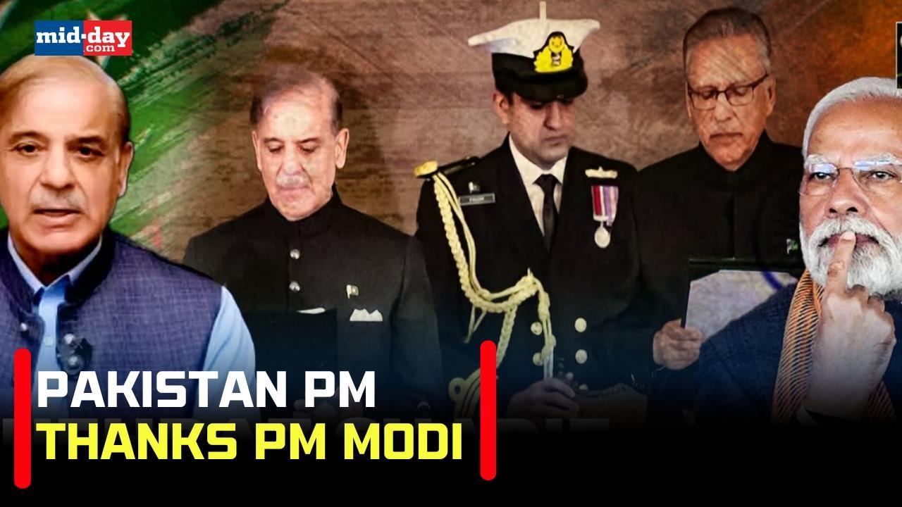 Pakistan Prime Minister Shehbaz Sharif extends gratitude to PM Narendra Modi